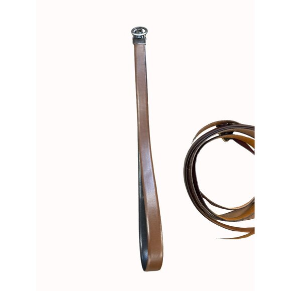 Gucci unisex brown black interchangeable leather belt 105/44 SKU 6629 - Picture 11 of 12